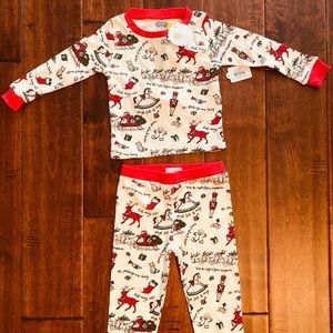 New with tags! Mudpie Christmas pj set 9-12 m